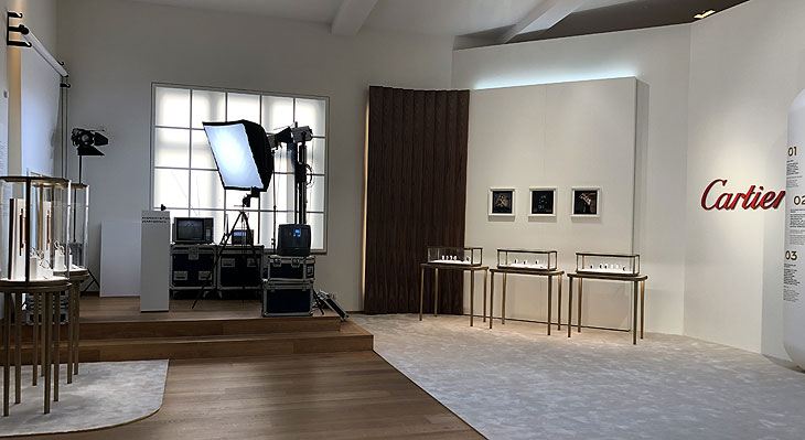 Cartier Ausstellung zu Ehren der legendären Tank Uhr vom 10.-24. Juli 2021 in München